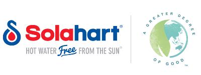 Solahart Hot Water Free From the Sun and Greater Degree of Good Logo