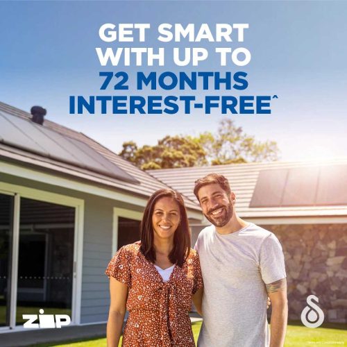 72 months interest free on solar from Solahart. Conditions apply