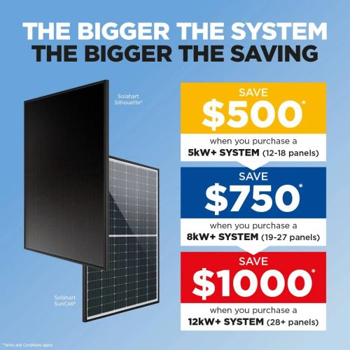 Save up to $1000 on a solar power system from Solahart.